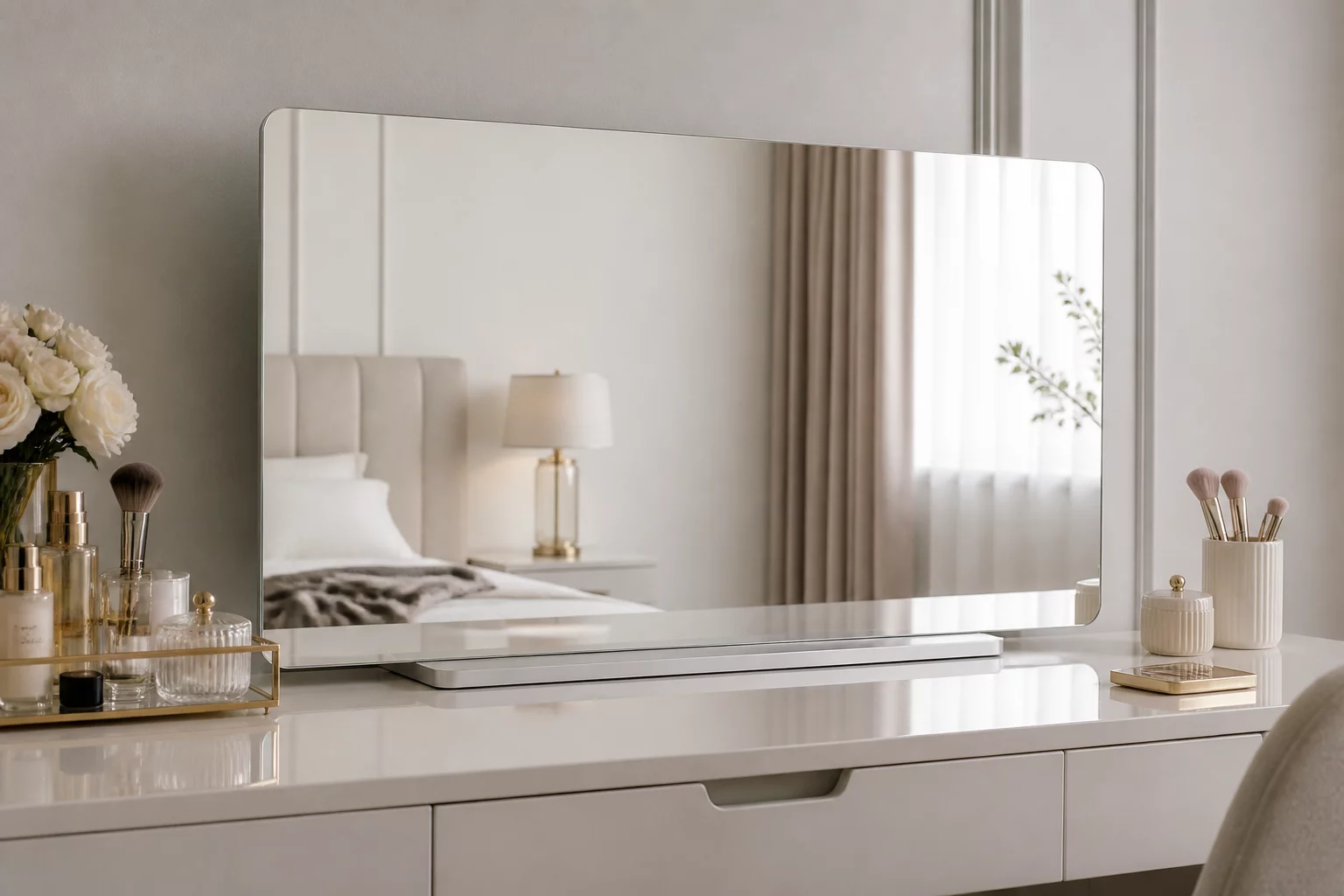 Frameless Vanity Mirror