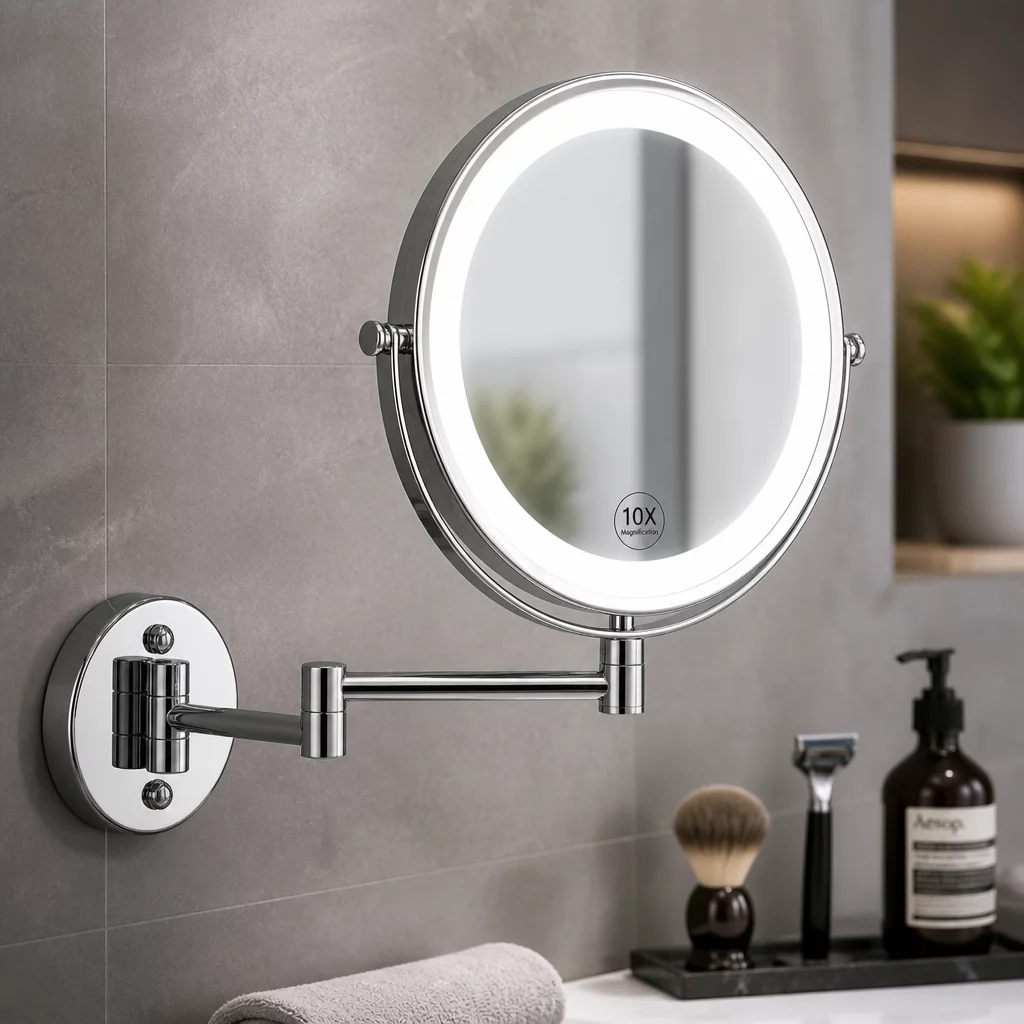 Illuminated Shaving Mirror