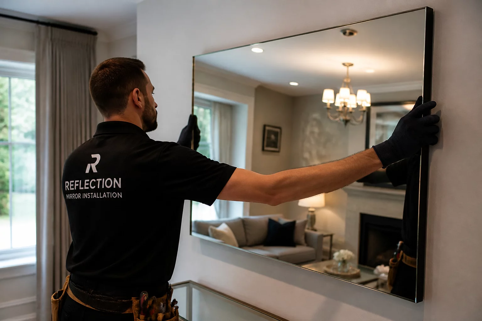 Professional Mirror Installation